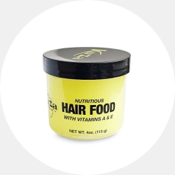 Hair food with vitamins A & E